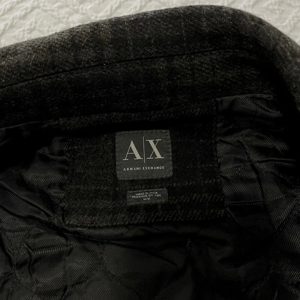 Armani Exchange Military Wool Coat - Picture 10 of 15
